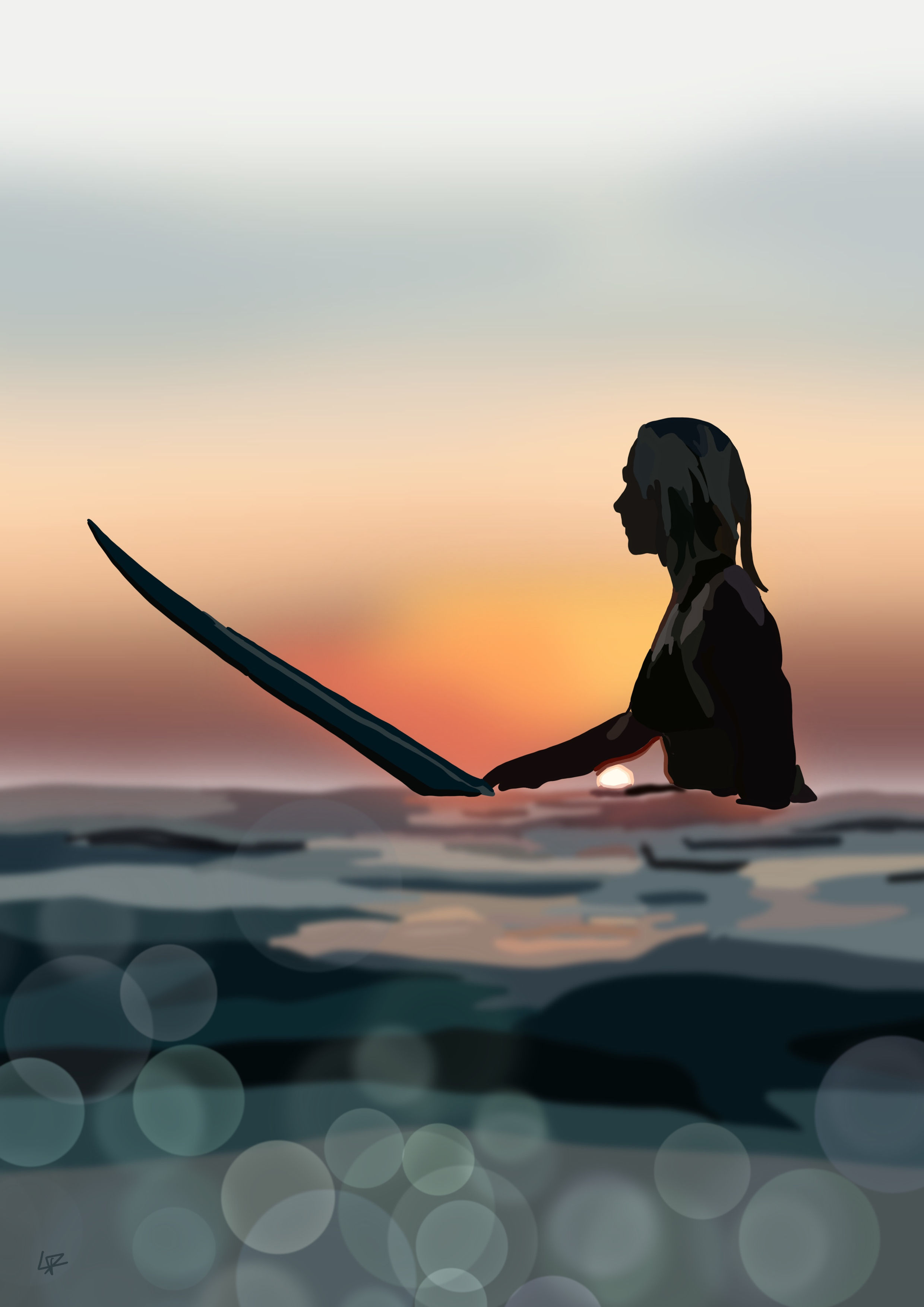 Sunrise Patience Art Print