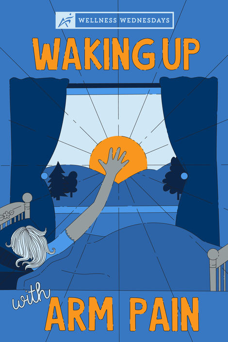 Waking Up With Arm Pain Blog Graphic