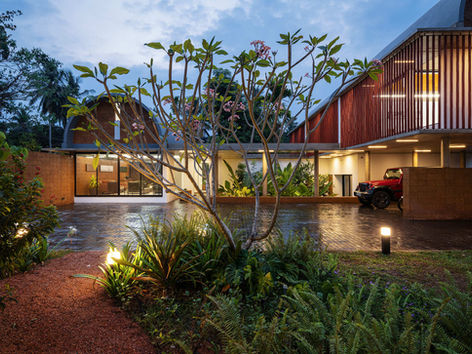 Experience Serenity at The Stoic Wall Residence": Nature Meets Modern Design by Ar. Reny Lijo and Ar. Lijo Jos