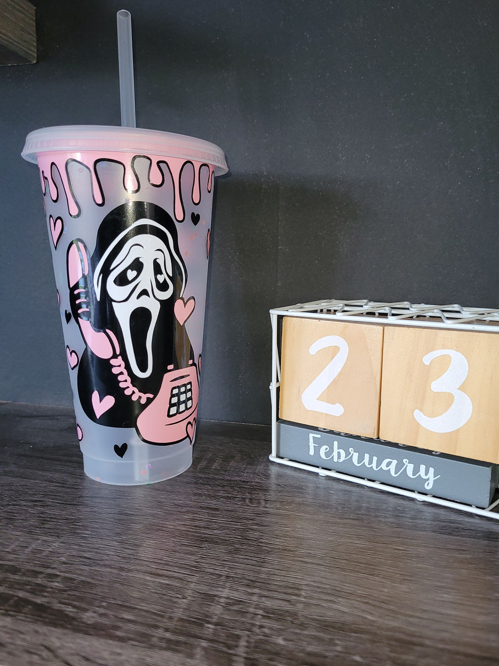 Thumbnail: Scream Ghost Face Tumbler (No You Hang Up)