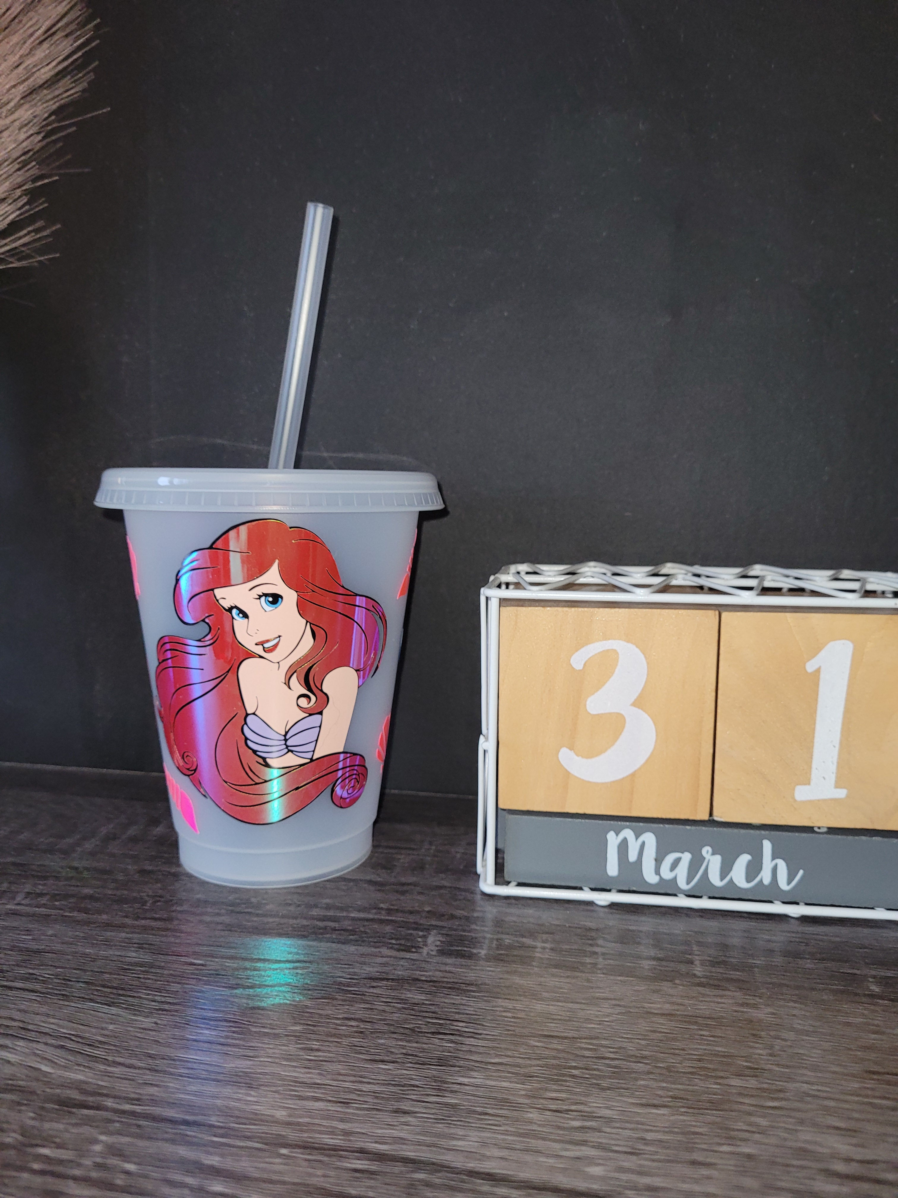Ariel inspired tumbler