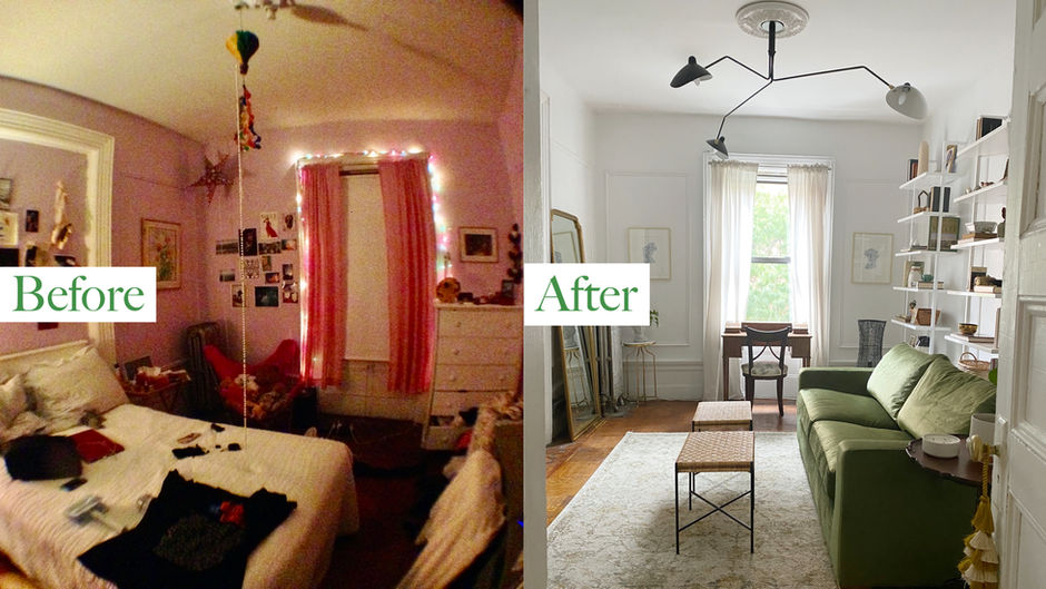 Insane $1,300/month "Rent-Stabilized" New York City Apartment | BEFORE & AFTER