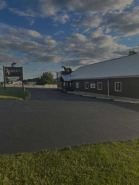 Freshly sealcoated parking lot in Holmes County, OH