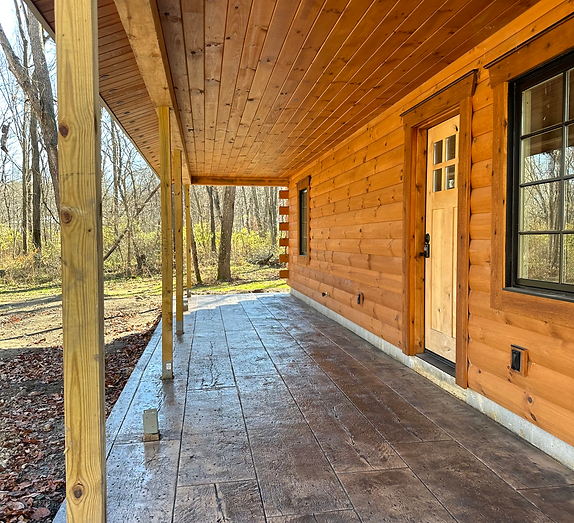 American United Concrete Decorative Concrete Porch