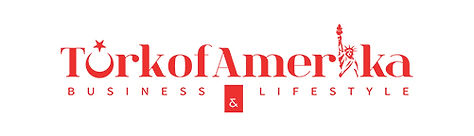 Türk of America logo with Business & Lifestyle text, red color.