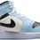 Thumbnail: Nike Kids Air Jordan 1 Retro High OG GS Basketball Shoe, Ice Blue/Black Sail-wh