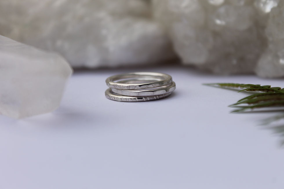 $12.50 - Mixed Textured Stackers