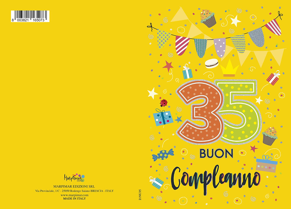Miniatura: Biglietto di auguri 35 anni