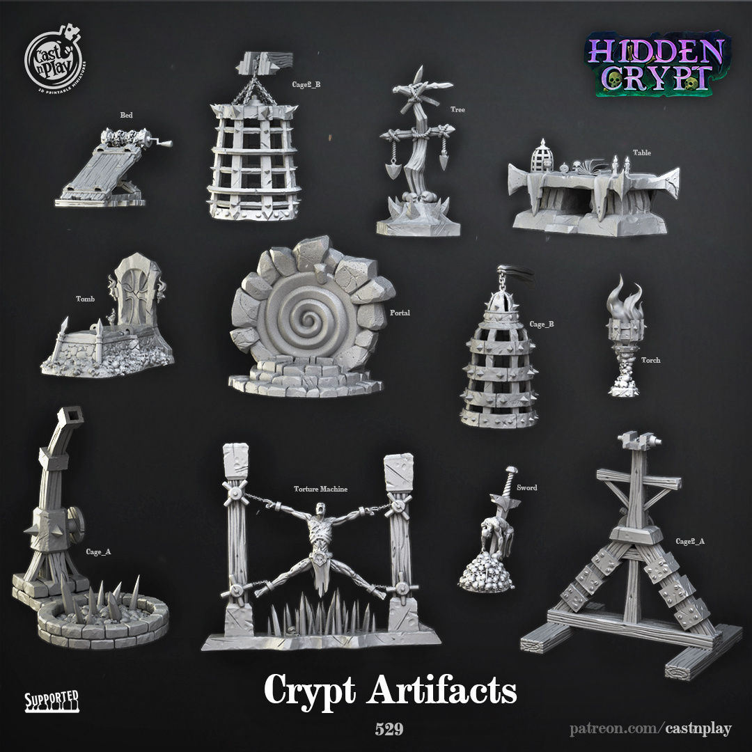 Crypt Artifacts Terrain Props