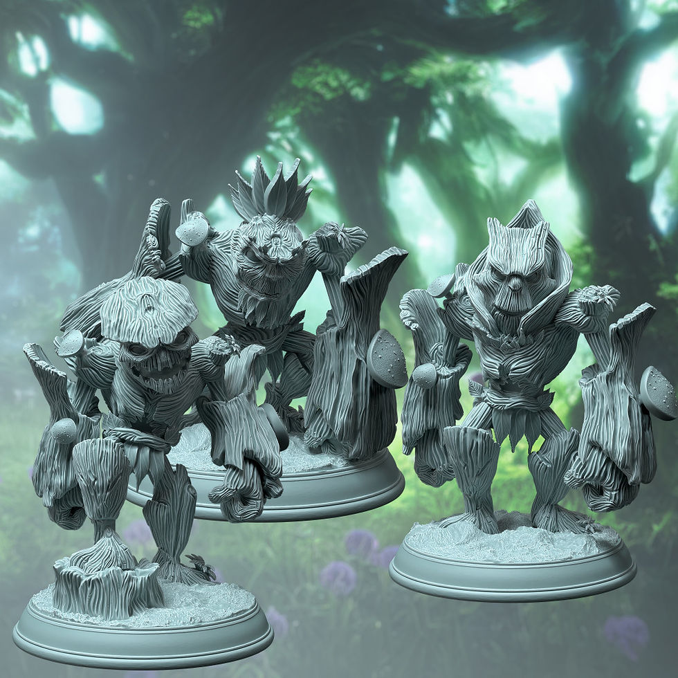 Thumbnail: Volys - Trio of Treant Saplings [25mm bases]