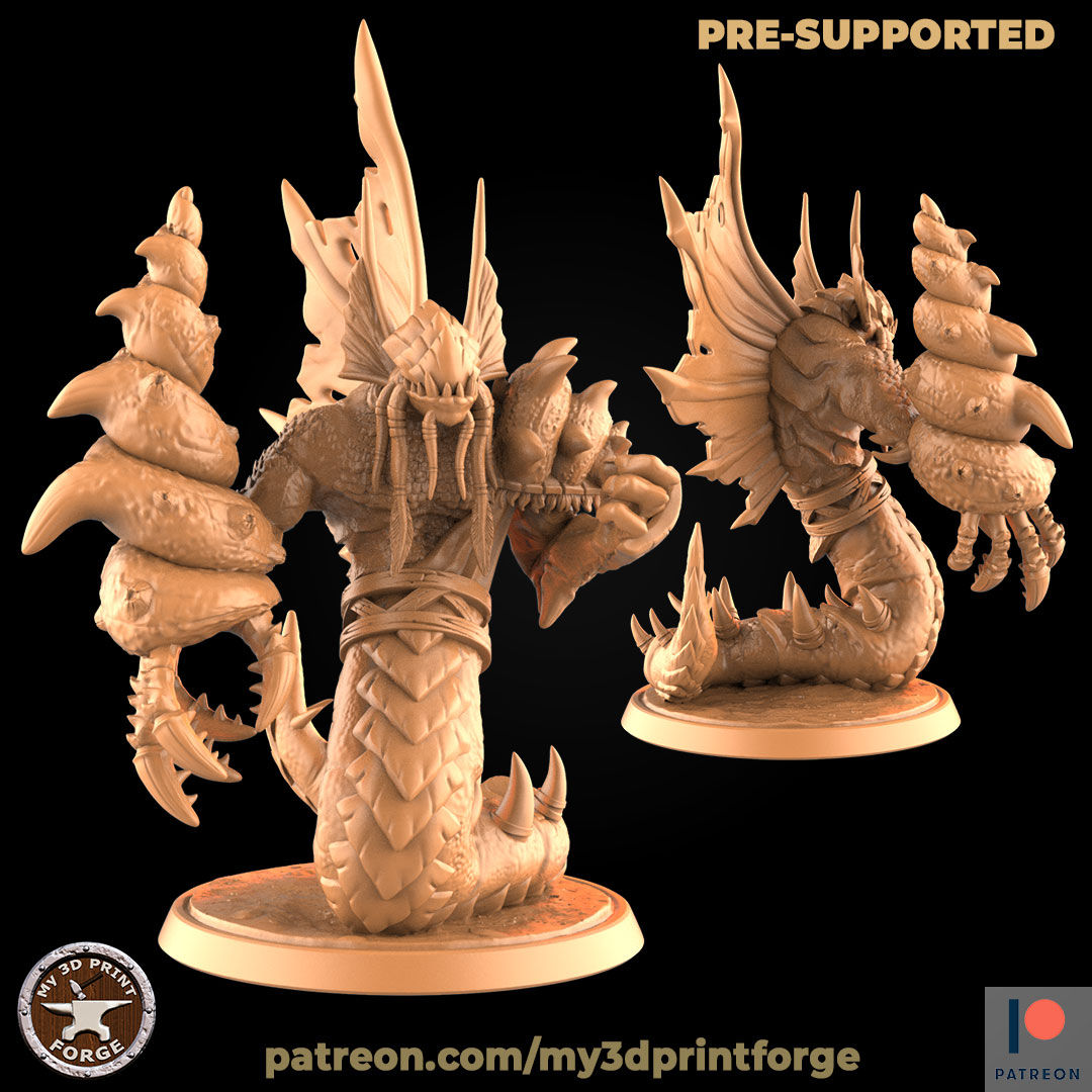 Naga Boss Najentus (50mm base)