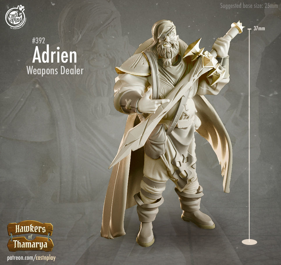 Adrien, Weapons Dealer