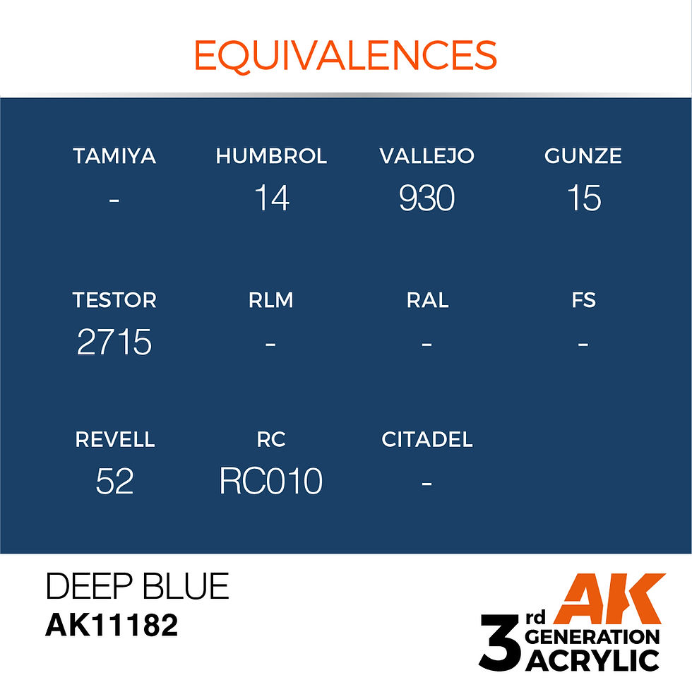 Thumbnail: Deep Blue - 17ml - AK Interactive