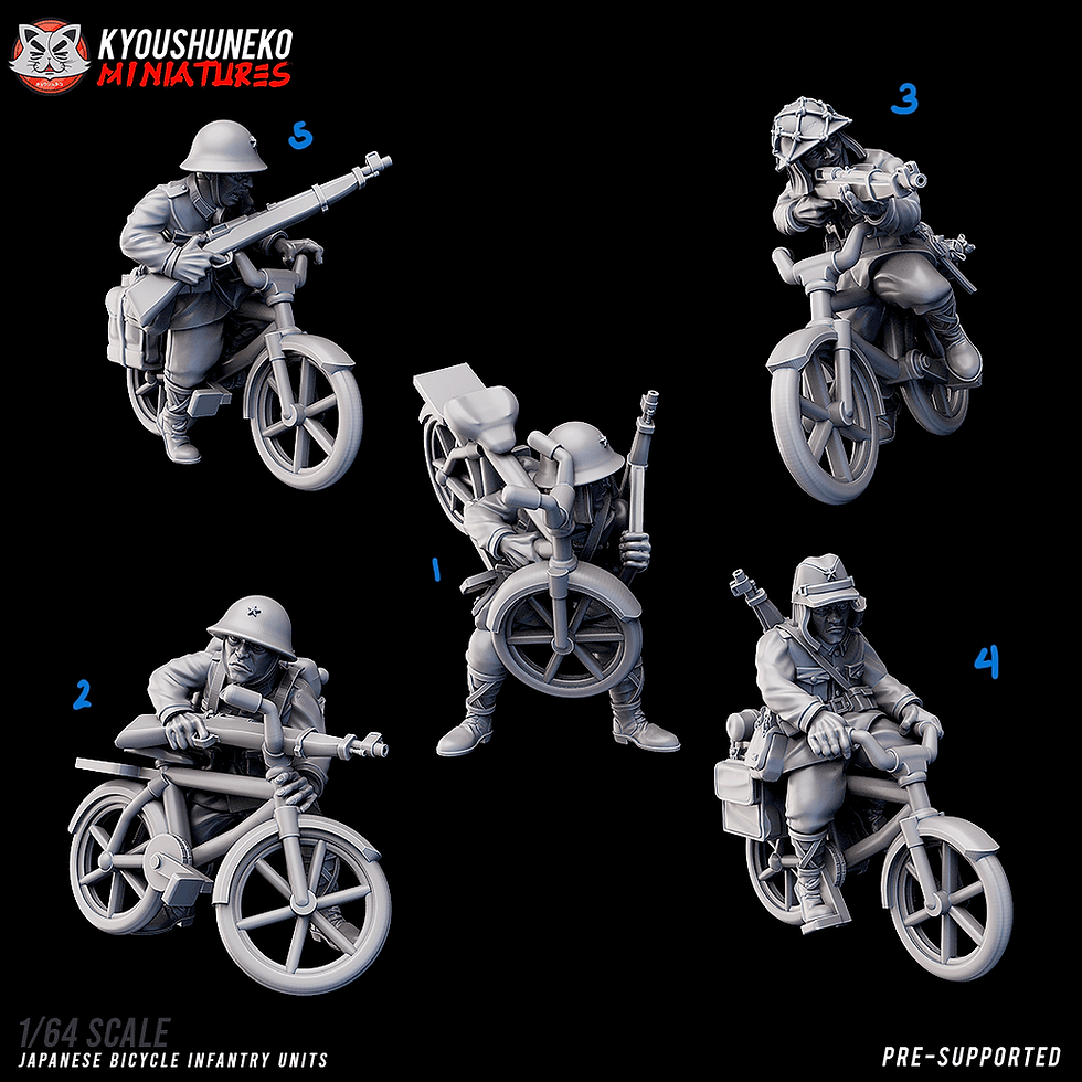 Thumbnail: Japanese Bicycle Infantry Units - Imperial Japanese Army