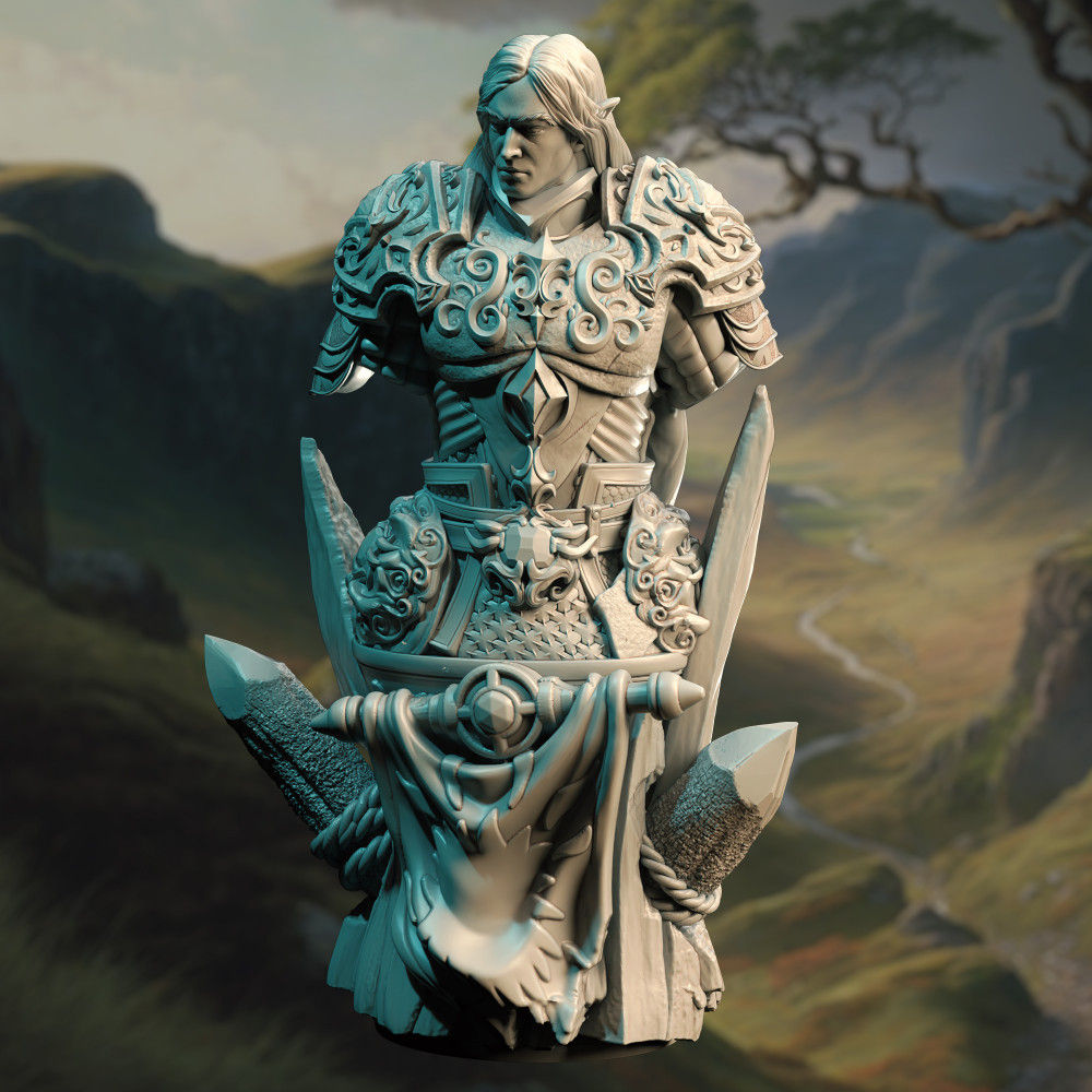 Elven Eldritch Knight - Rolen - BUST [120mm Height]