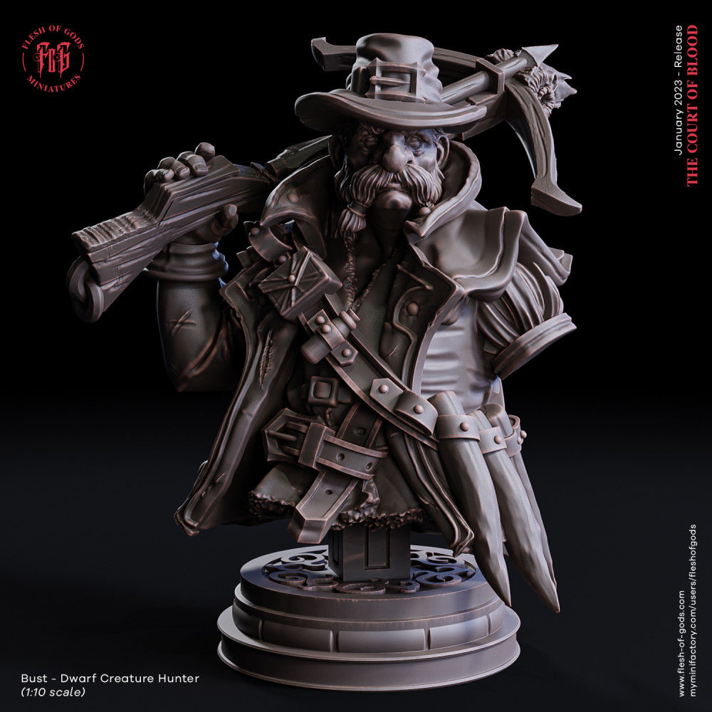 Dwarf Creature Hunter - Bust