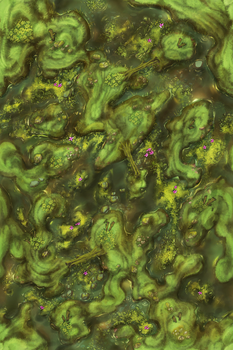 Thumbnail: Swamp Battlemat / Adventure Grid