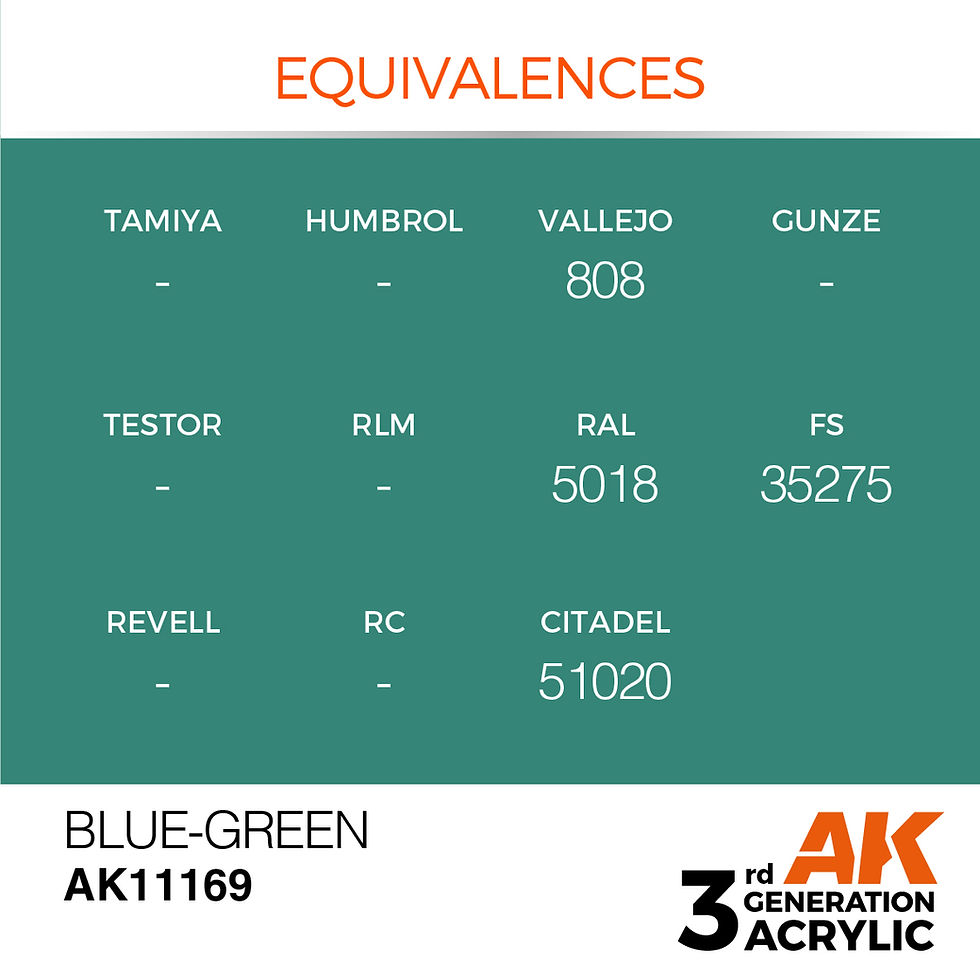 Thumbnail: Blue-Green - 17ml - AK Interactive