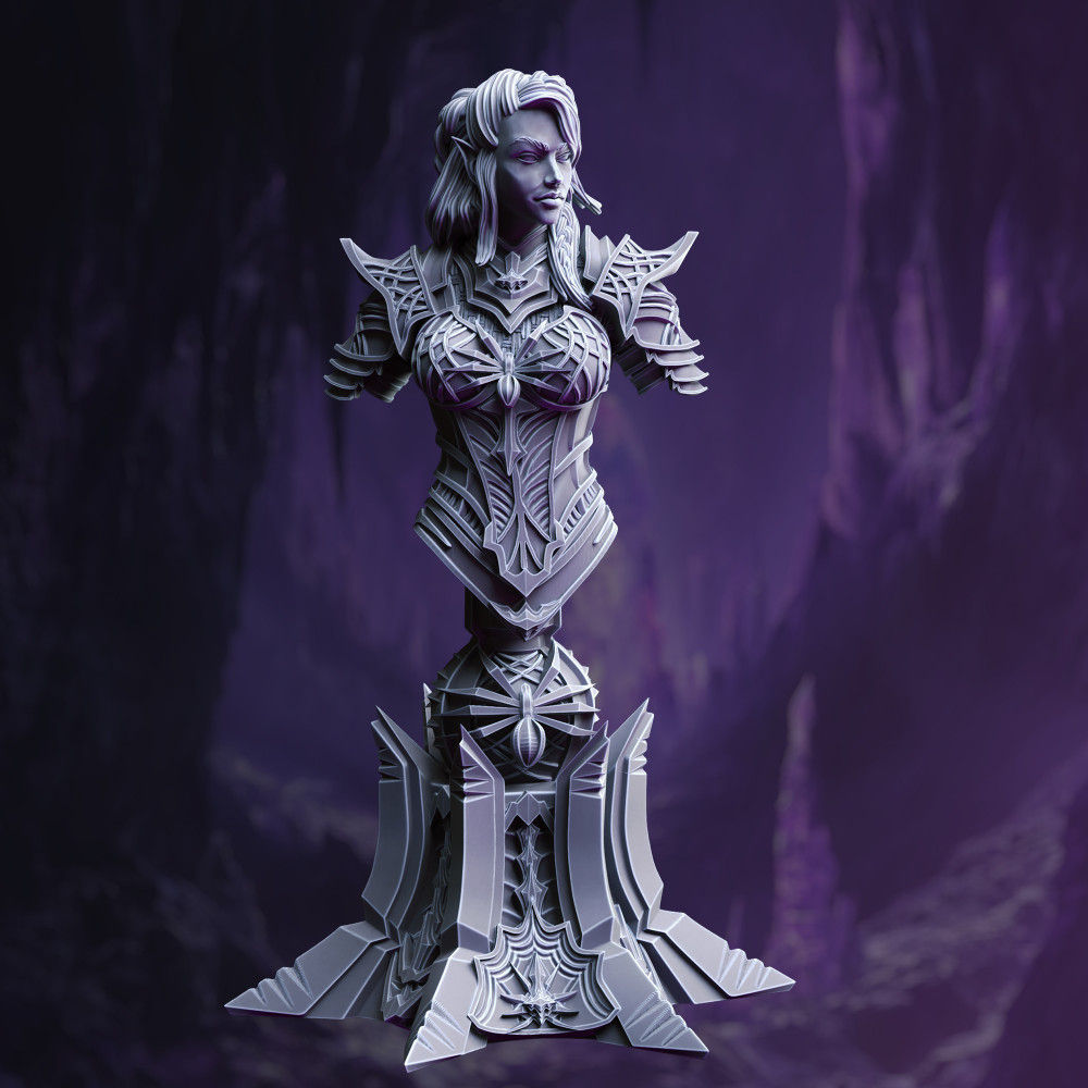 Drow Assassin - Vakara N'Thara - Bust