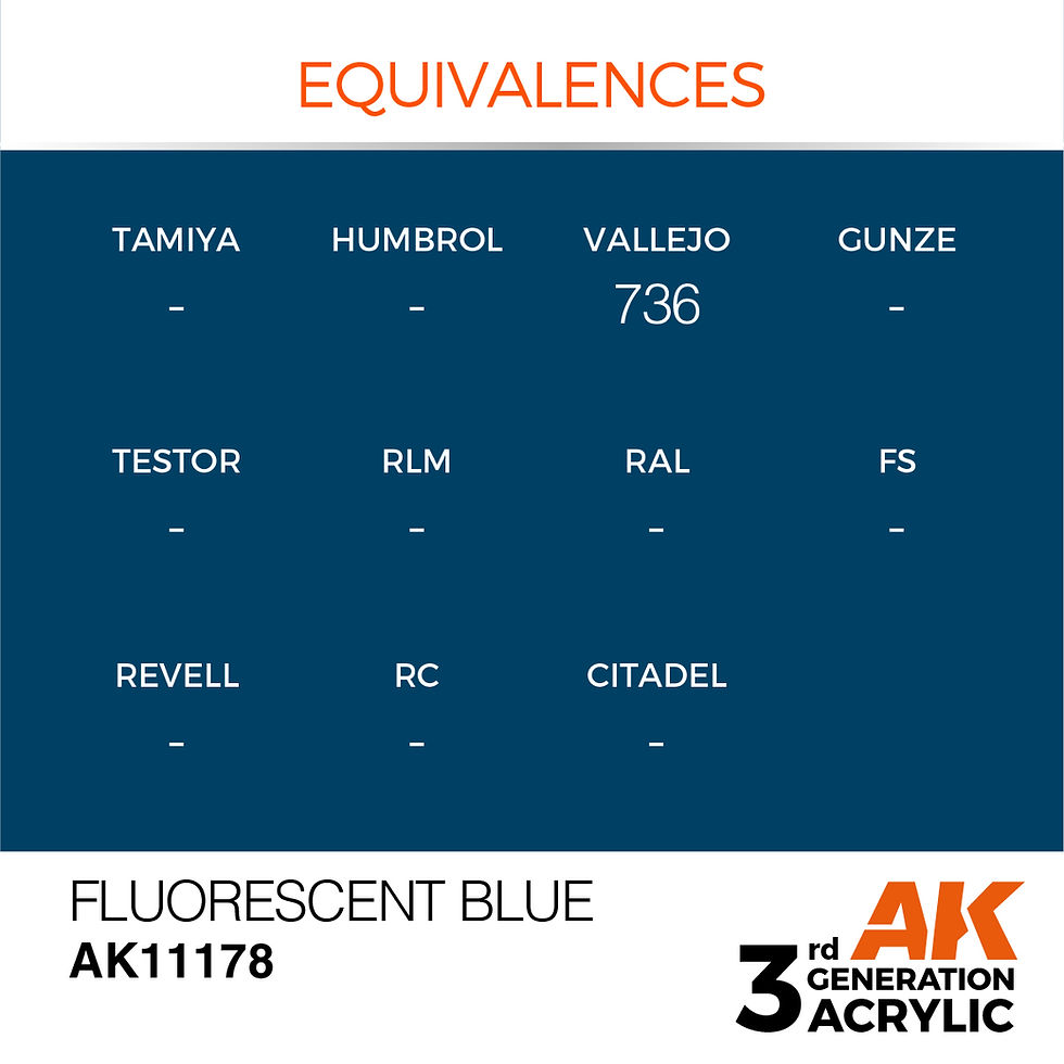 Thumbnail: Fluorescent Blue - 17ml - AK Interactive