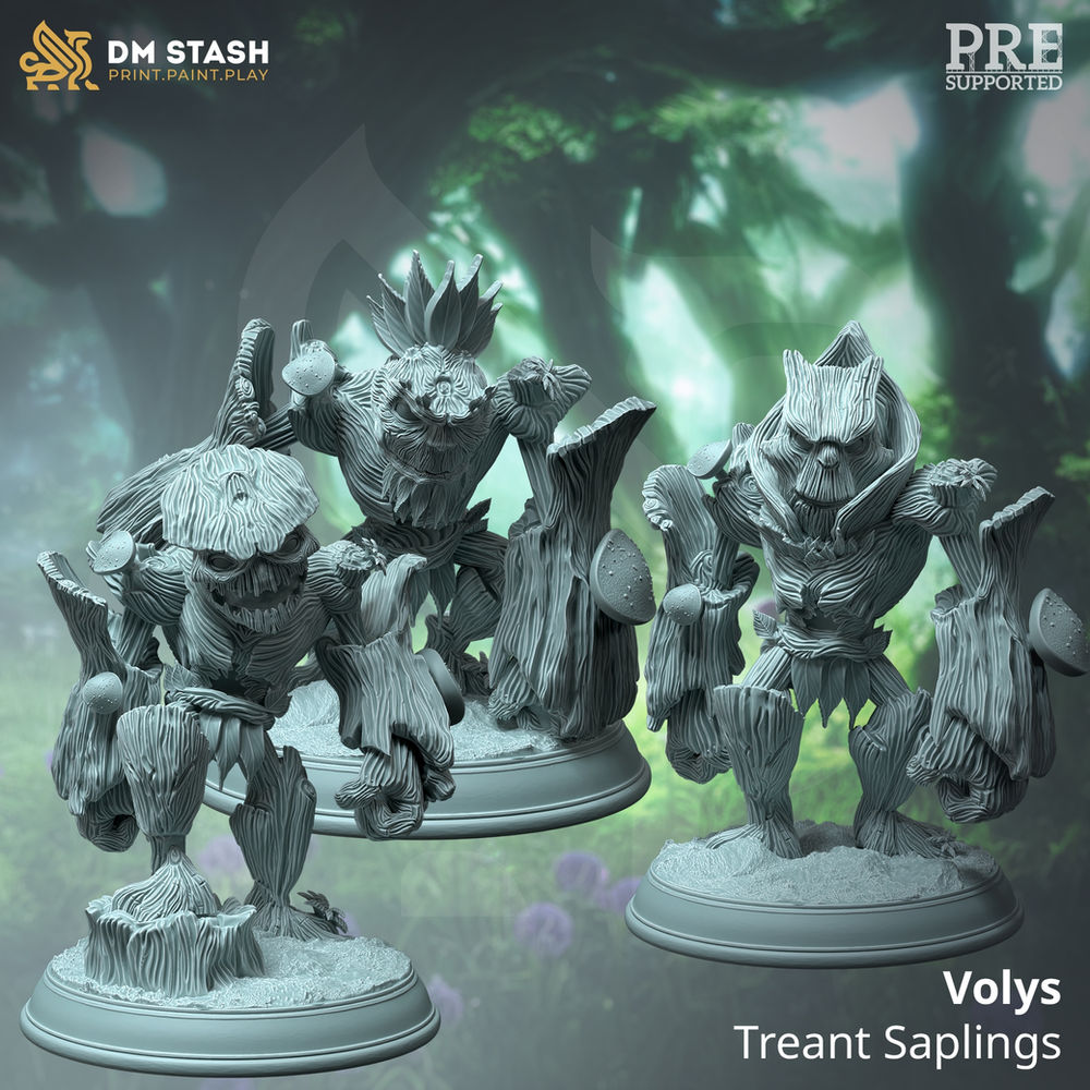 Volys - Trio of Treant Saplings [25mm bases]