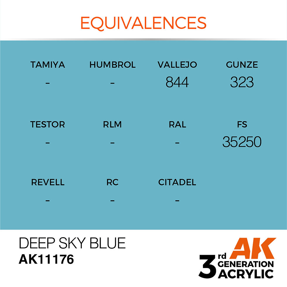 Thumbnail: Deep Sky Blue - 17ml - AK Interactive