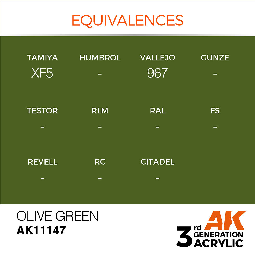 Thumbnail: Olive Green - 17ml - AK Interactive