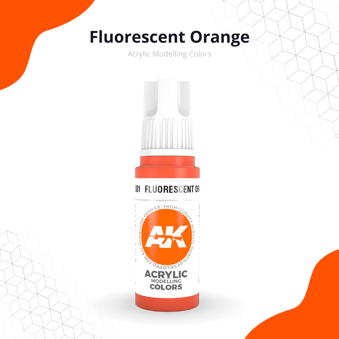 Fluorescent Orange - 17ml - AK Interactive