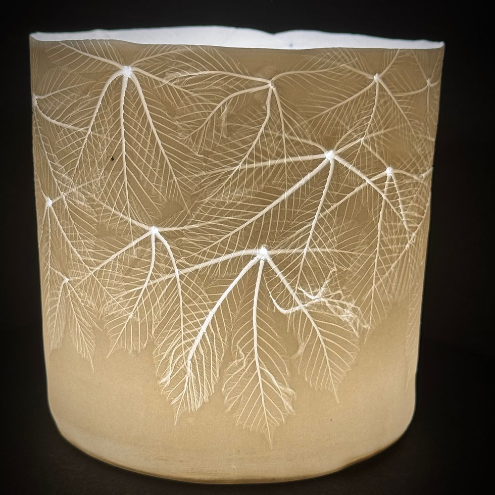 4. Horse Chestnut Tealight holder