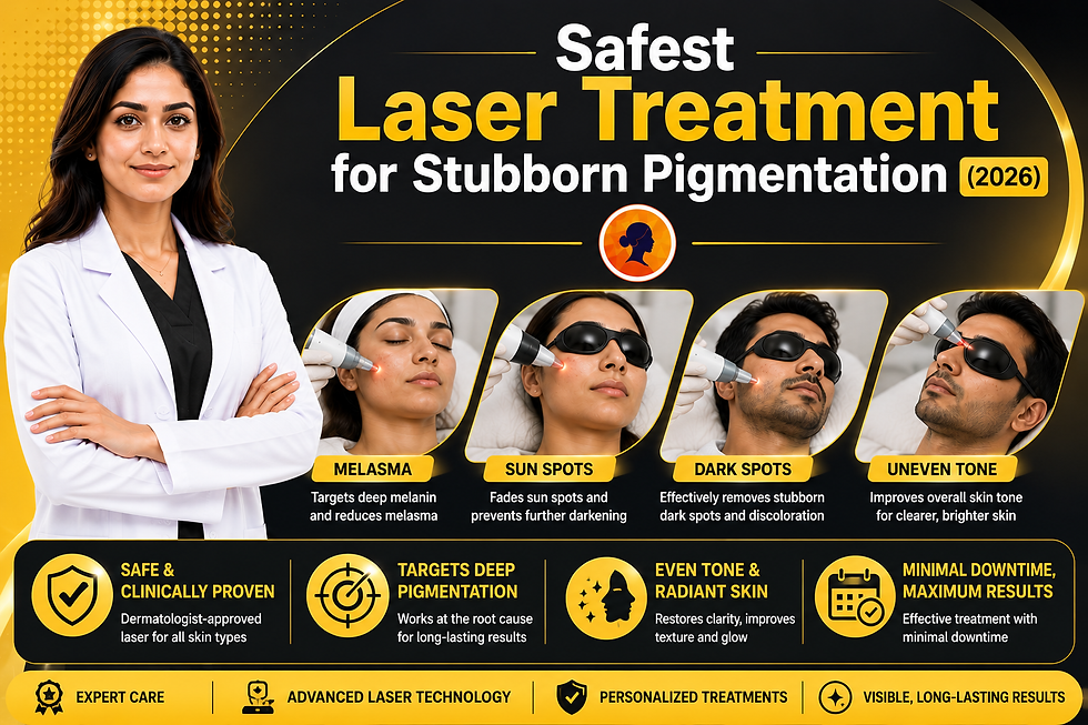 Safest laser treatment for stubborn pigmentation - Amber Skin Clinics