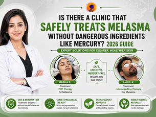 Safe melasma treatment without mercury - Amber Skin Clinics