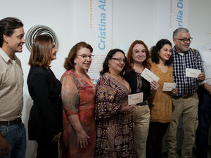 ganhadores Prêmio Salão de Arte Cerâmica com Dorotea Stocco