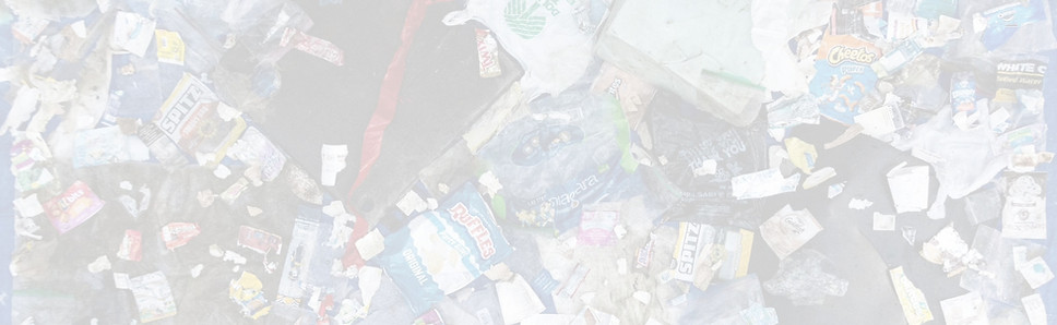 Litter from a paddle out cleanup