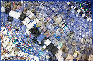 abstract trash art