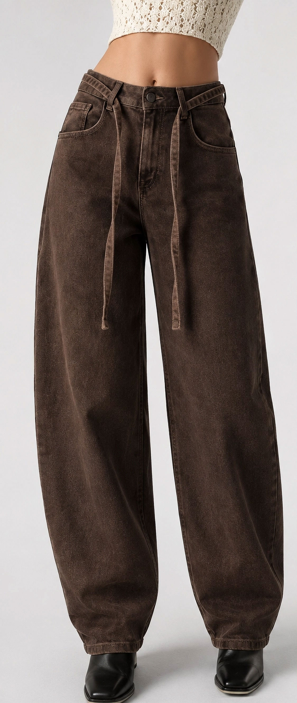ALBA BROWN BALLON JEAN