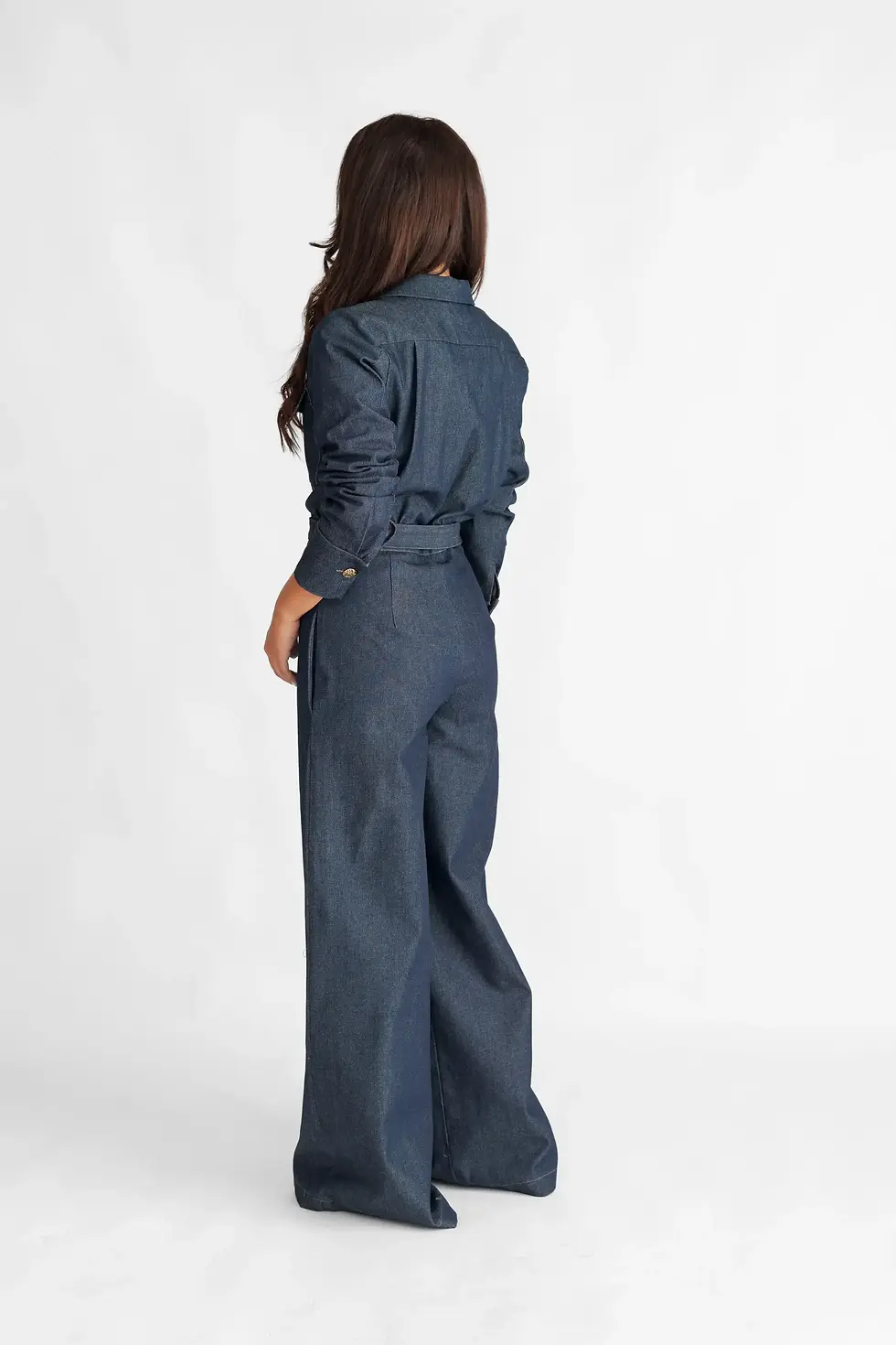 Thumbnail: CAMELLIA DENIM JUMPSUIT