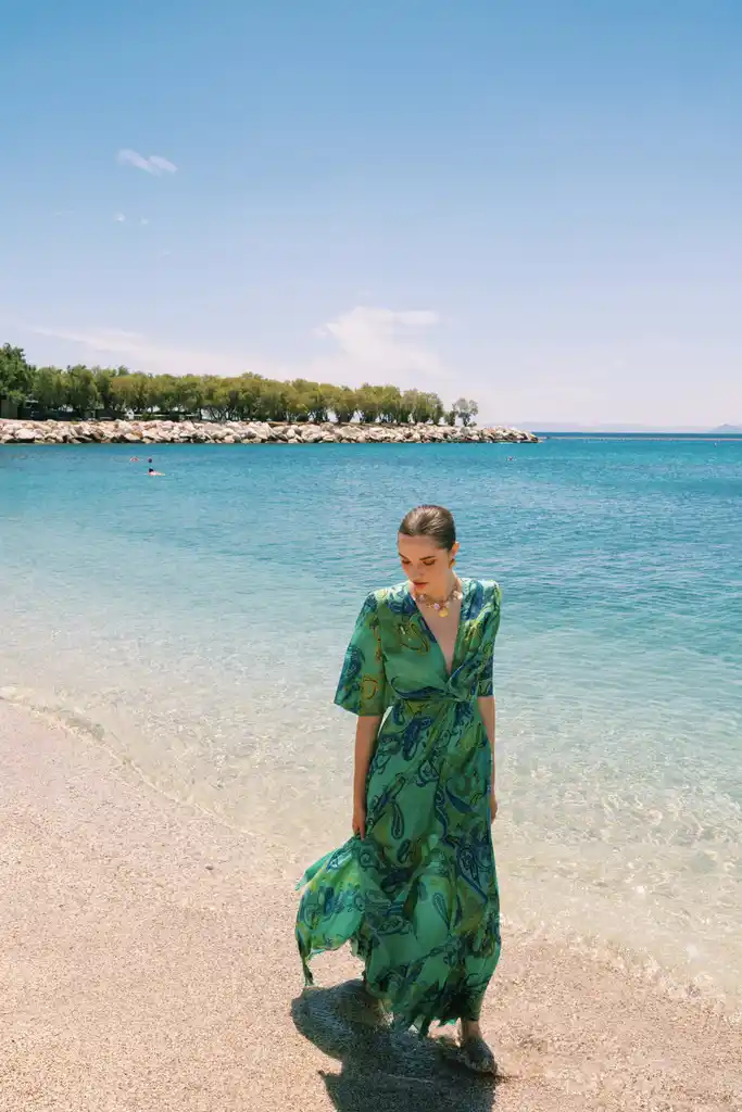 Thumbnail: AEGEA MAXI WRAP DRESS