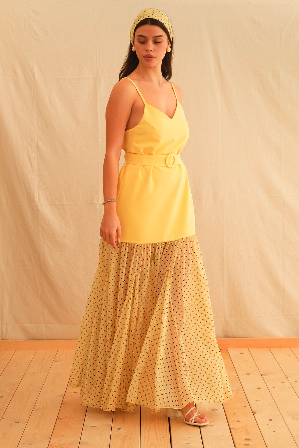 Thumbnail: SUNSHINE DOTS MAXI DRESS