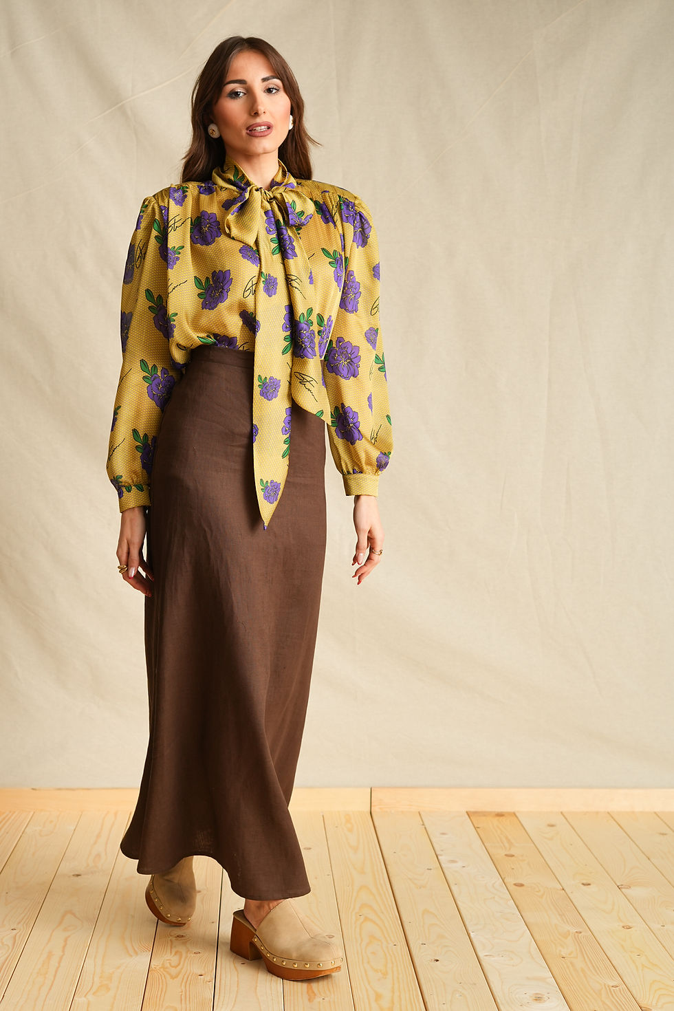 Thumbnail: DALIA LIGHT YELLOW HANKY SHIRT
