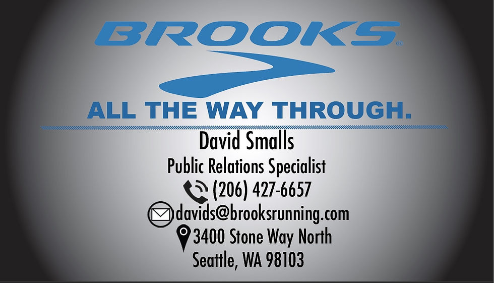 Parts of a New Brooks Running PR Campaign: Stationary Package