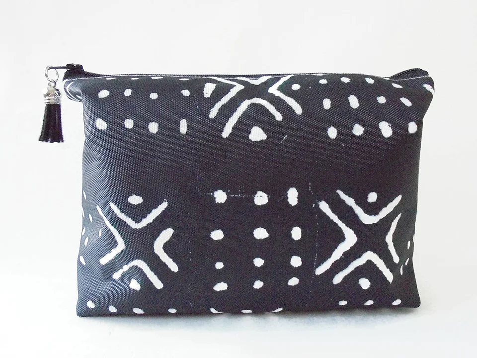 Wash Bag Mud Cloth Bogolan Bogolanfini Print African Travel