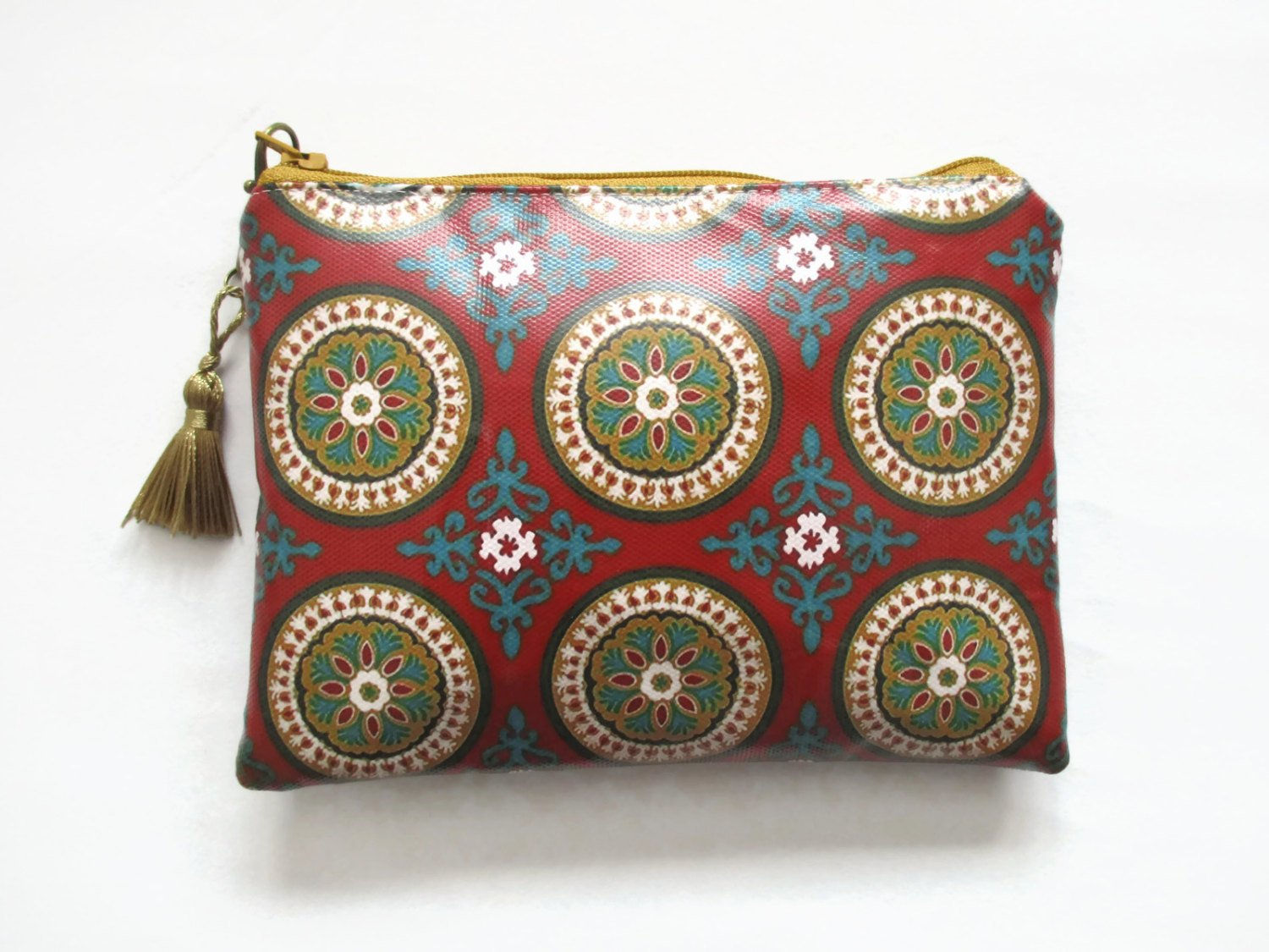Boho gypsy vegan vinyl wallet.