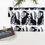 Miniatura: Hare print makeup bag,mothers day gift,bunnies gift,rabbits gift,monochrome