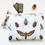 Miniatura: moths,insects,beetles,entomology print,waterproof wallet,