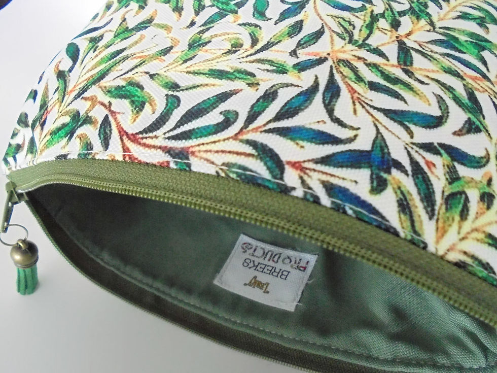 Miniaturbild: Canvas Wash bag, grass, green, jungle, dumpy bag, boxy bag,, travel bag