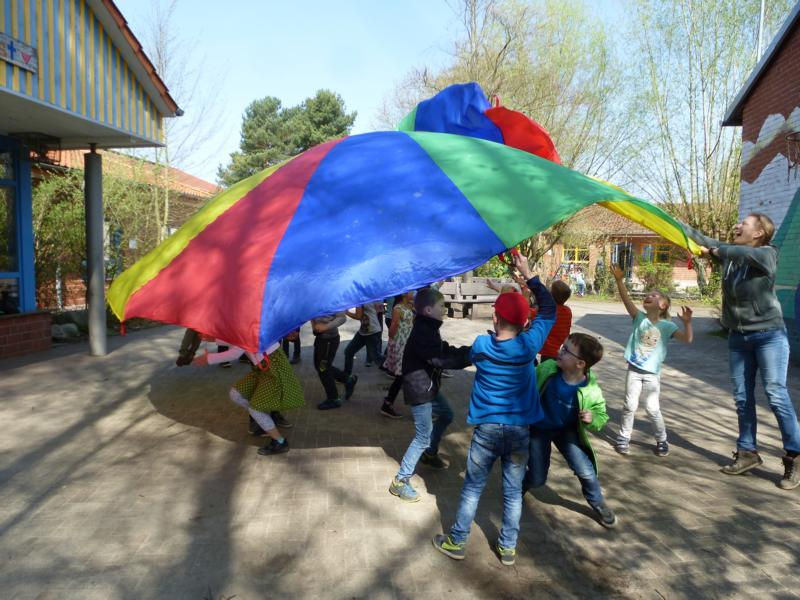 Spiele mit dem Fallschirmtuch 2018