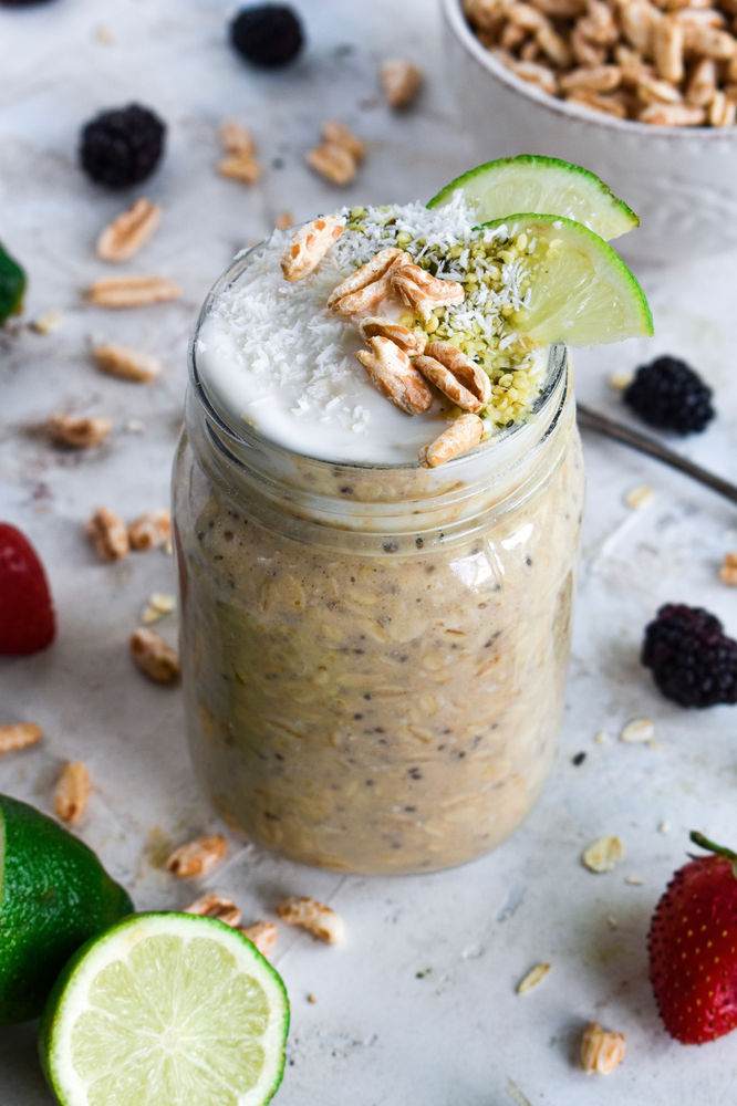 Key Lime Pie Overnight Oats