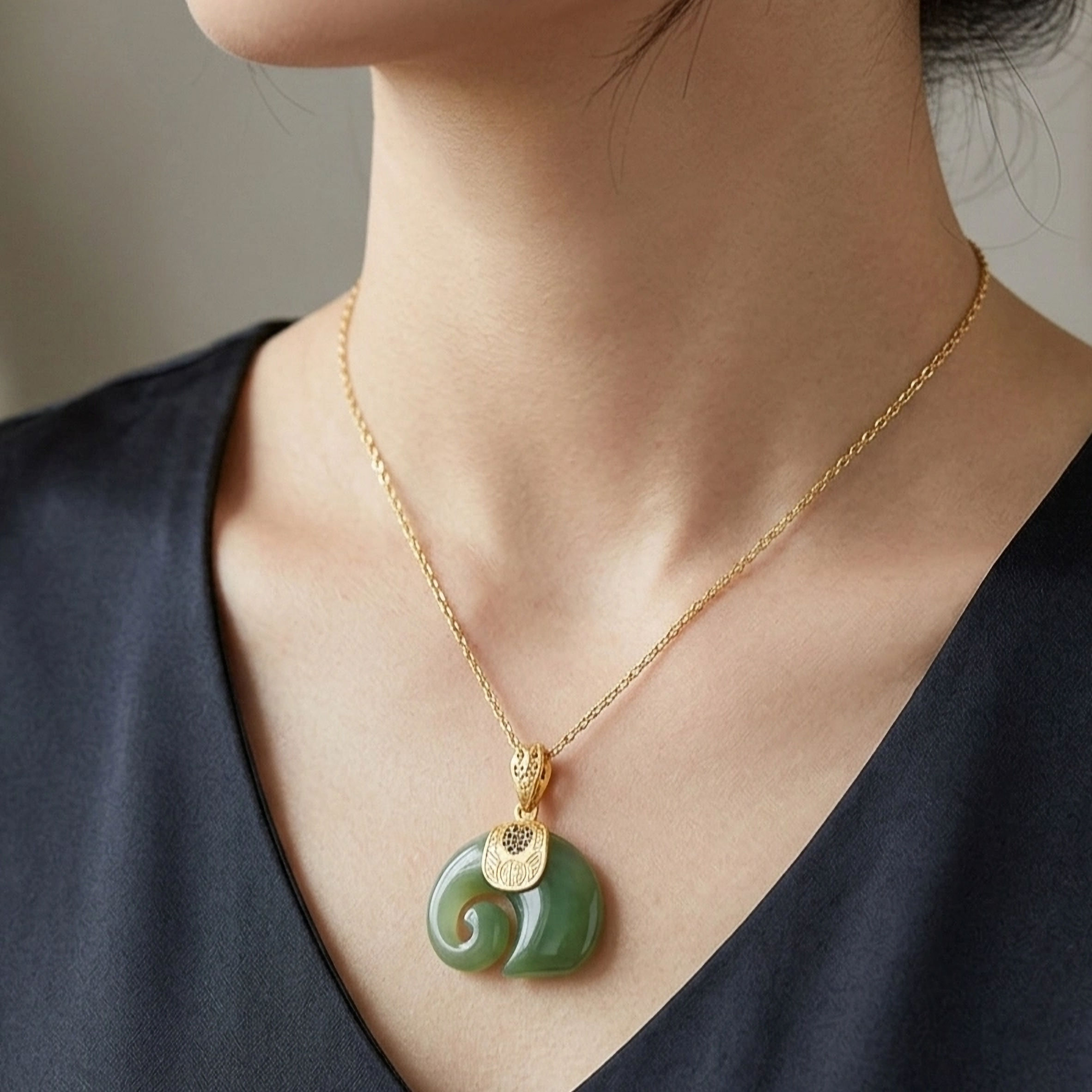 Harmony Spiral Necklace