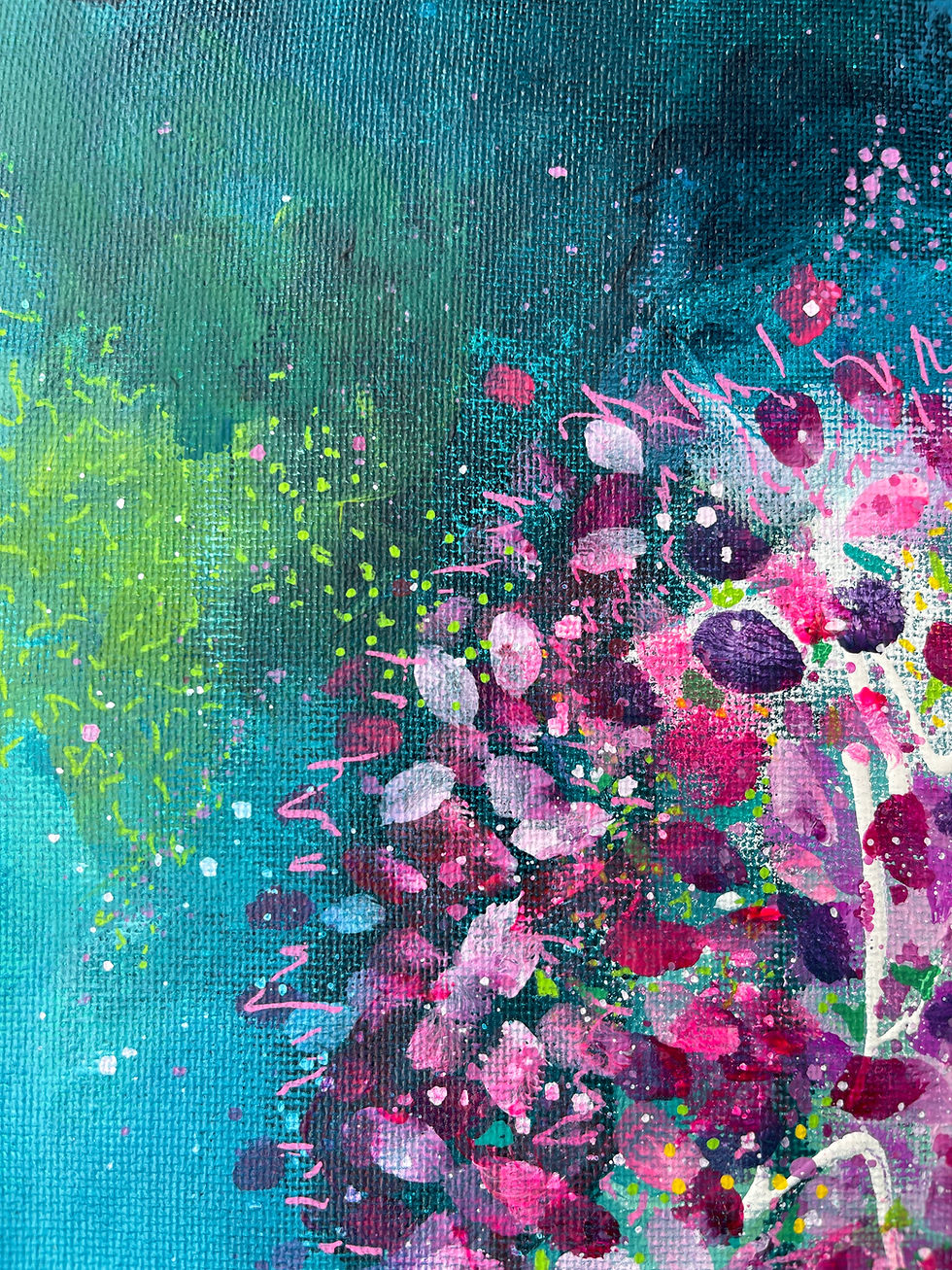 Thumbnail: Celebration- 'Bursting with Joy' Colourful Abstract Art
