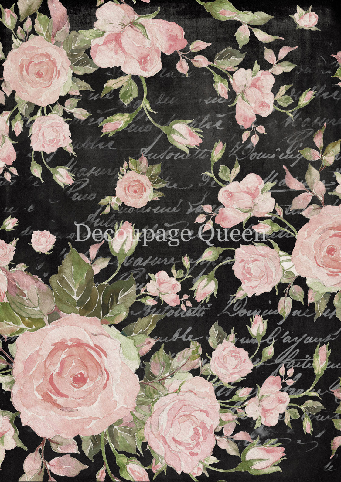 Decoupage Queen Rice Paper Market Roses A3